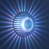 12 colori 3W LED Lampada da parete in alluminio Illuminazione a led Applique da parete AC85-265V Apparecchio di design d'interni per illuminazione da parete Bar Decorazione