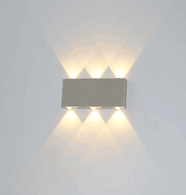 Cube COB LED Illuminazione per interni Lampada da parete Illuminazione domestica moderna Decorazione Sconce Lampada in alluminio 6W 85-265V Per corridoio bagno