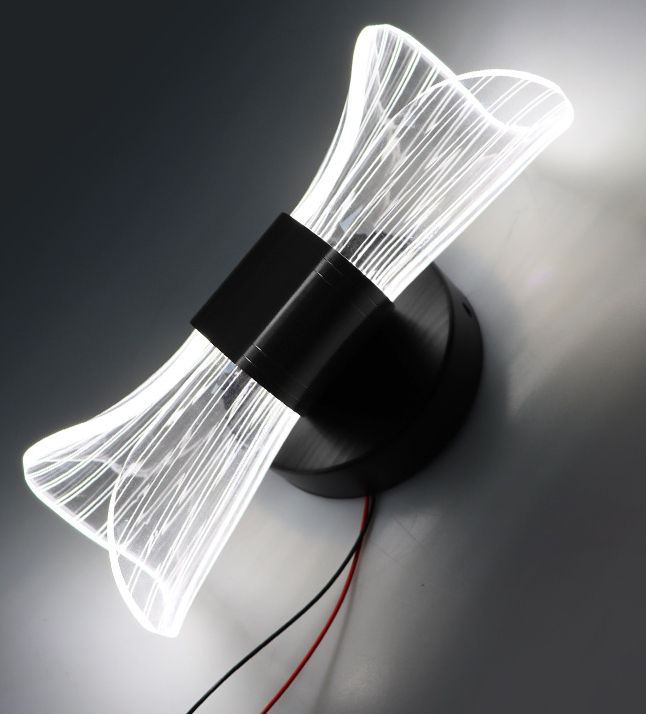 Lampada da parete in acrilico Moderno minimalista Soggiorno Camera da letto Comodino Corridoio Sfondo Applique da parete Illuminazione per interni Lampada da parete