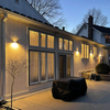 Lampada solare a luce solare impermeabile a luce solare per esterni per giardino Street Landscape Balcone Decor Lampada da parete solare per esterni