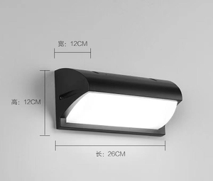 Lampada da parete a led in alluminio per esterni IP65 impermeabile Up Down applique da parete per l'illuminazione del corridoio del bagno del comodino della camera da letto delle scale domestiche