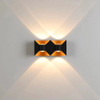 IP65 impermeabile su e giù per esterni lampada da parete per interni vendita calda 6W applique da parete di alta qualità