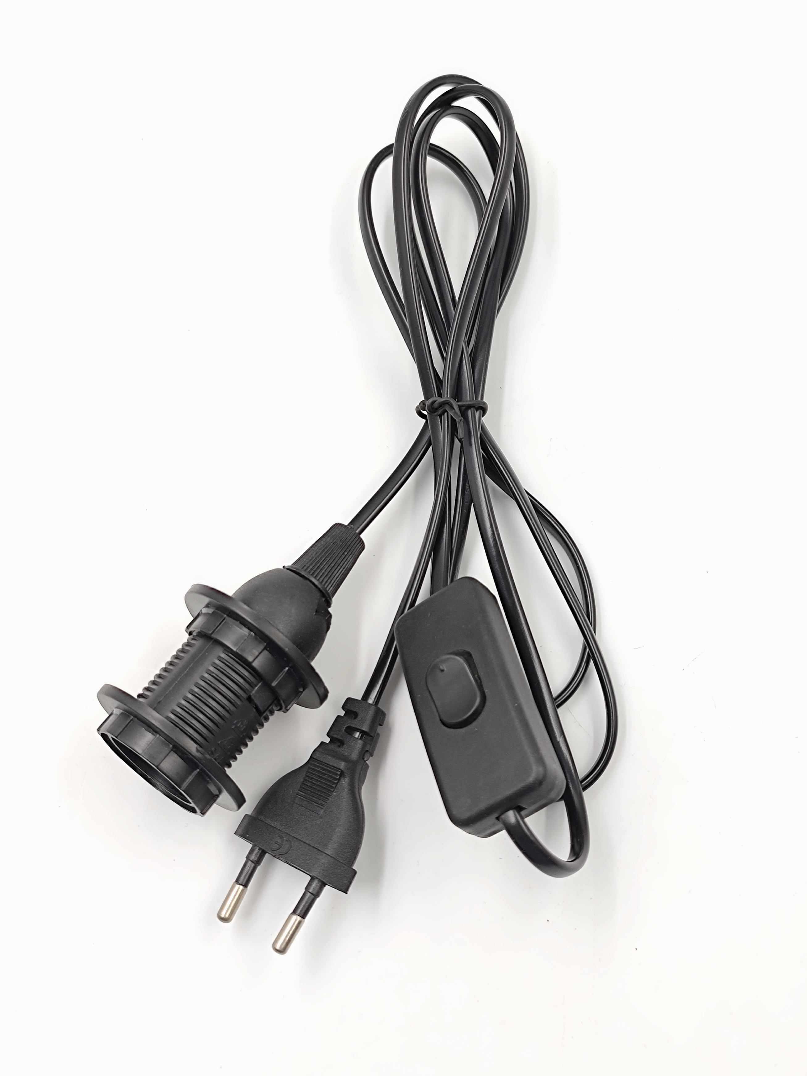 Portalampada CE Portalampada Base lampada in plastica E14 Spina tonda anello in plastica 301Dimmer interruttore 303 interruttore Spina lampada sale himalayano