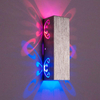 Lampada da parete in alluminio di alta qualità 6W applique per interni 2W applique da parete a farfalla con telecomando luce notturna a led Comodino da parete 