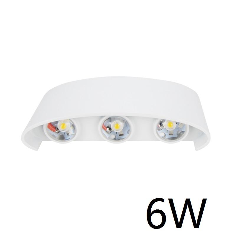 Telecomando APP 6W 8W LED Up down lampada da parete RGB camera da letto comodino decorazione lampada a bacchetta AC85-265V illuminazione progetto industriale