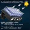 Nuovo tipo di monitoraggio induttivo Lampada da parete solare Lampada da esterno impermeabile per cortile Villa Lampada da esterno per recinzione da giardino
