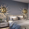 Lampade da parete a Led in ferro Nordic Crrative per comodino Soggiorno Sala da pranzo Foyer Divano Sfondo Corridoio Portico Sconce Home Deco Lighting