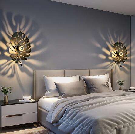 Lampade da parete a Led in ferro Nordic Crrative per comodino Soggiorno Sala da pranzo Foyer Divano Sfondo Corridoio Portico Sconce Home Deco Lighting