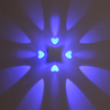 Lampada da parete a LED a forma di cuore Lampada da parete con telecomando Lampada da parete per camera da letto Soggiorno Negozio di barbiere Alta qualità Prezzo economico Alta qualità