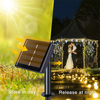 Luci natalizie a stringa solare Luci natalizie da 200 m Ghirlanda esterna impermeabile Lampada a energia solare Natale per la decorazione del giardino.