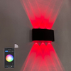 Applique da parete per interni Telecomando APP Lampada da parete a LED dimmerabile compatibile con Bluetooth RGBW Utilizzato per decorazioni natalizie AC85-265V