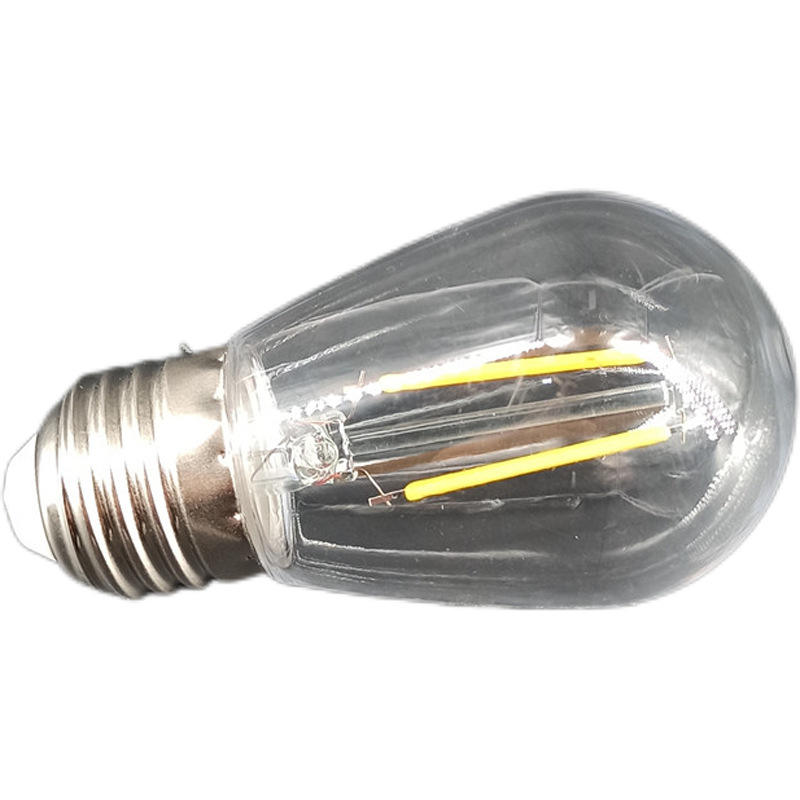 E14 S14 lampada a filamento E27 lampada decorativa stringa LED lampadina 110V 3V solare lampadina Edison vintage PC plastica A filamento