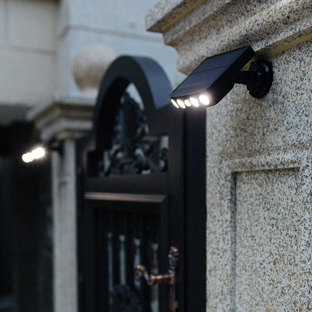 Nuovo arrivo esterno IP65 sensore di movimento esterno lampada da parete solare lampada da esterno/lanterna solare luci solari da esterno