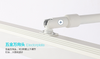 Luci a LED Fari a specchio in alluminio Lampada da parete per interni a tre temperature di colore orientabili da 9 W orientabili