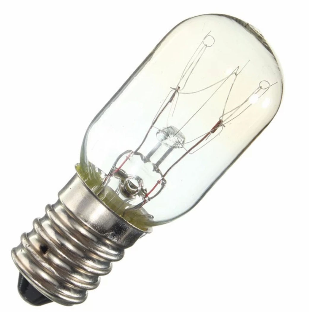 AC220 230V Lampadina Edison E14 SES 15W 25W Frigorifero Frigorifero Lampadina a filamento di tungsteno Lampadine Faretto a soffitto bianco caldo