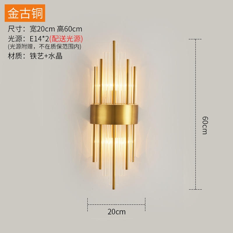 La moderna illuminazione per interni domestici applique da parete lineare a LED è applicabile alle luci di lusso della lampada da parete della camera da letto e del soggiorno per la casa
