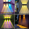 Nuovo paesaggio lampada solare per esterni atmosfera domestica decorazione lampada da parete illuminazione impermeabile recinzione a induzione applique da parete da giardino
