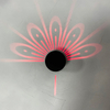 Creative Peacock Projection Lamp Remote Touch RGB Colorful Led Background Night Light Animal Wall Light Home Deco per camera da letto