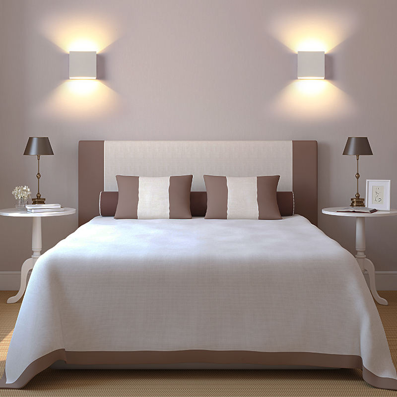 6W COB Applique da parete LED Risparmio energetico Camera d'albergo Corridoio Hall Loft Scala Applique da parete Powernightlight Lampada da parete a LED