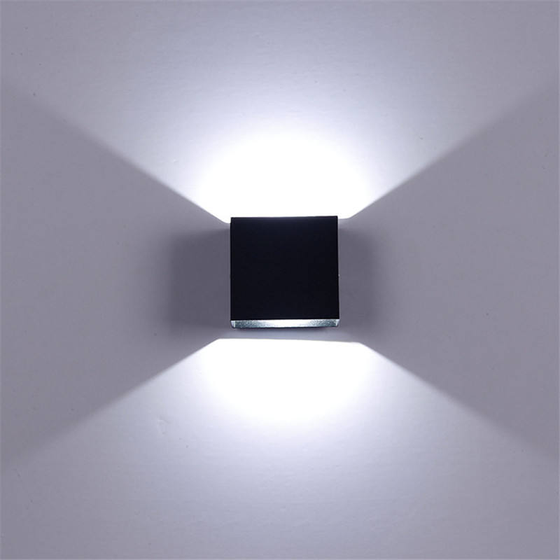 6W COB Applique da parete LED Risparmio energetico Camera d'albergo Corridoio Hall Loft Scala Applique da parete Powernightlight Lampada da parete a LED