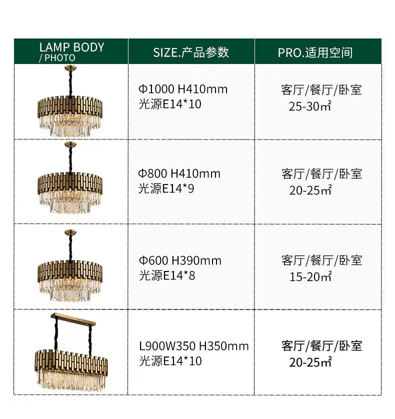Lampadario di cristallo a LED Lampadari per sala da pranzo Lampadario moderno Lampadina E14 Lampadario ad anello per soggiorno Lampada a sospensione Lampadario di cristallo stile illuminazione decorativa
