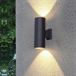 6W COB Su E Giù Lampada Da Parete A Led Per Esterni A Doppia Testa Lampada Da Parete A Cilindro Apparecchio Da Balcone Per Interni Lampada Da Portico Impermeabile IP65