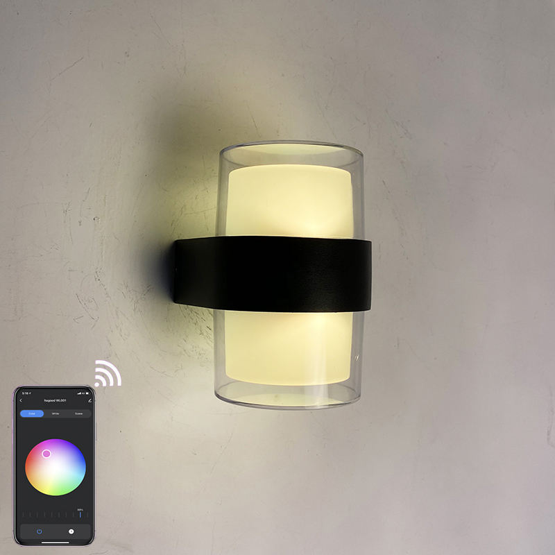 Tuya Smart Lampada da parete Night Light Sunset Projector Smart Light Controllo APP Luci a led Decorazione della stanza Applique da esterno