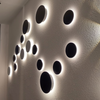 8W 12W 15W Moderna luce a LED LED Moon Lights Eclipse Lights Rotonda e luce notturna per interni di alta qualità per interni