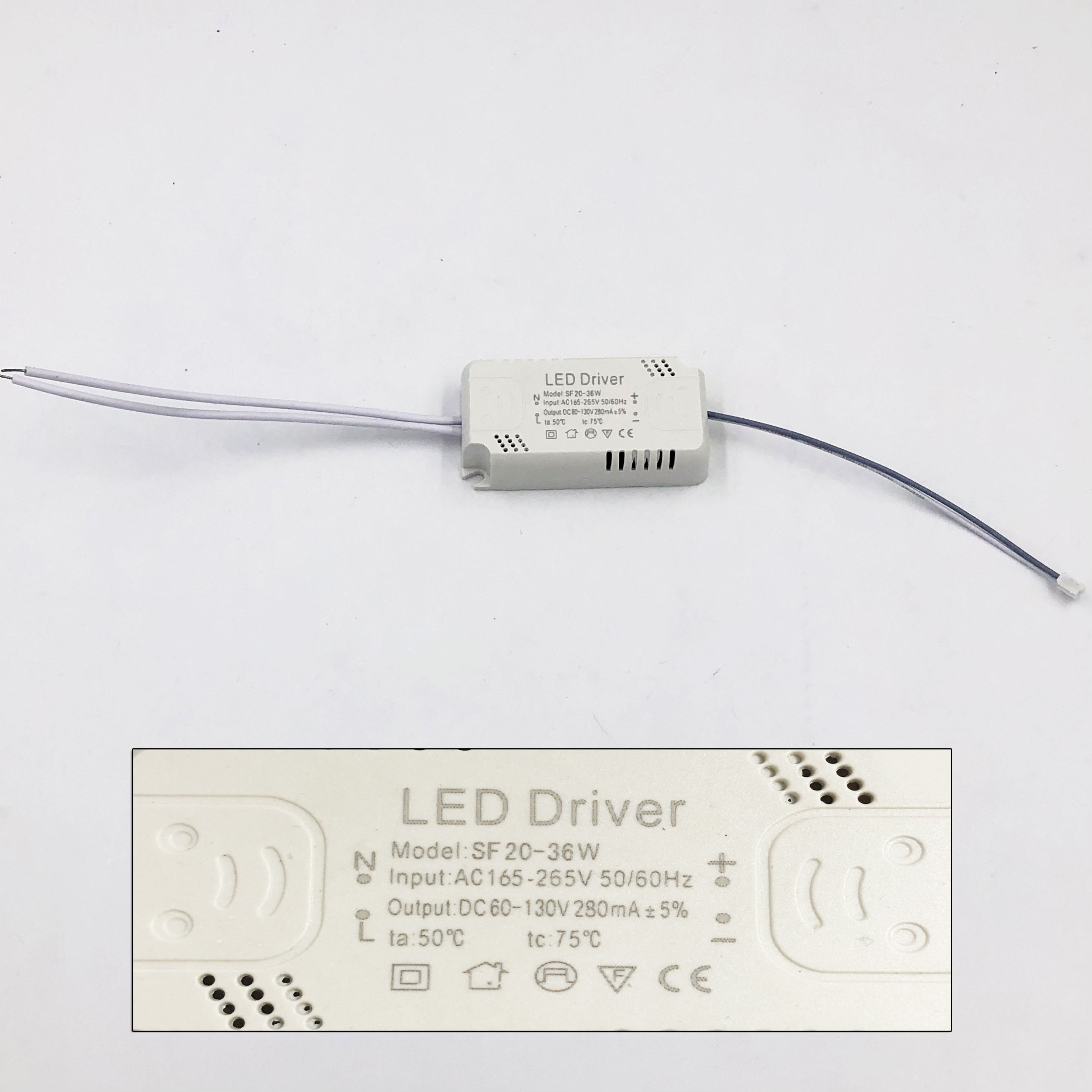 Driver LED 8-120W Alimentatore LED Driver Trasformatore di illuminazione Ingresso AC175-265V Trasformatore di illuminazione non isolante Adattatore di alimentazione per unità di illuminazione per lampada a led