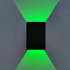 Lampada da parete moderna a LED su e giù RGB con lampade da comodino camera da letto controller Decorazione Wandlamp AC85-265V Illuminazione progetto industriale