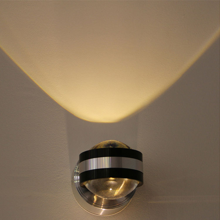 Lampada da parete up down led 6W applique da parete per interni hotel decorazione luce soggiorno camera da letto comodino TV sfondo lampade