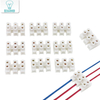 Morsettiera a 3 cifre Connettore a vite 10A senza saldatura Connettore rapido ignifugo Adatto per accessori Attrezzatura