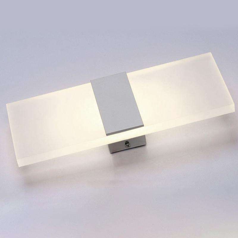 Riparo da parete a led Rifornimento della fabbrica Luce dell'hotel Superficie acrilica montata per interni Bagno Spogliatoio Comodino Negozio di barbiere Decorativo