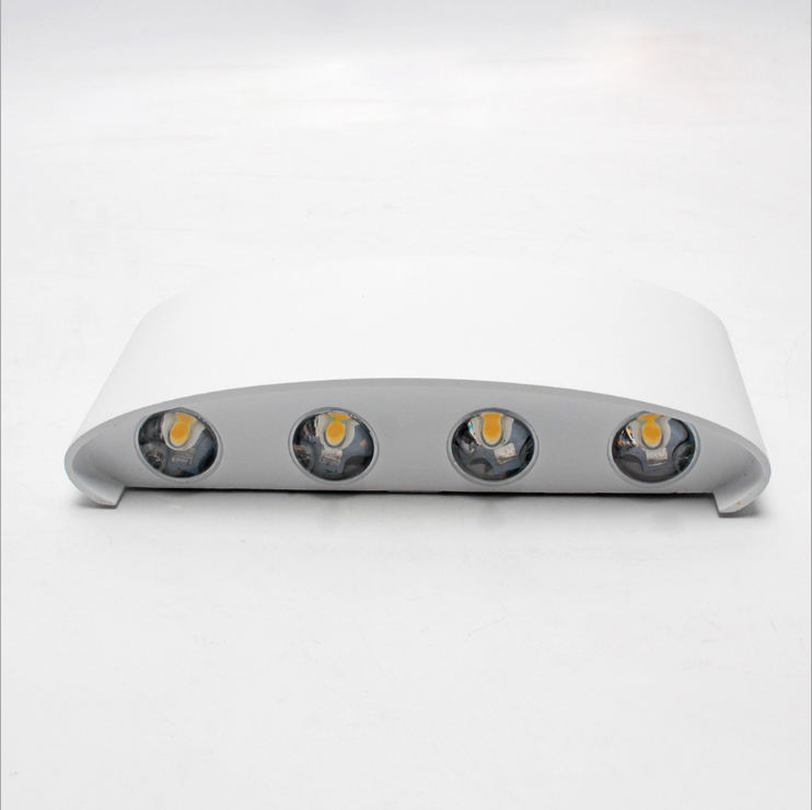 Vendita calda Up And Dowm Wall Sconce Lampada da esterno impermeabile montata impermeabile IP65 Applique da parete per esterni Portico Luce da giardino Vanity