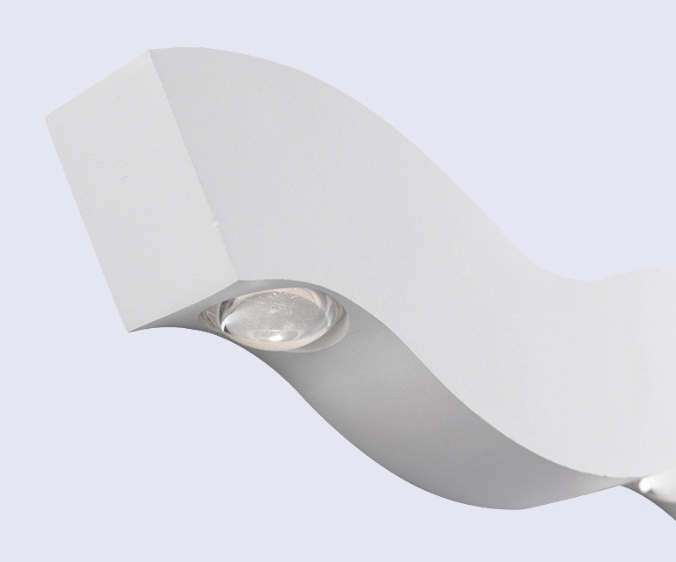 4W Hagood New Beard Lampada da parete Impermeabile IP65 Illuminazione per esterni Su e giù Moderna applique da parete a led