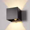 Nuova applique da parete a LED a cubo con sensore di movimento 12W Luce calda Impermeabile per esterni Regolabile Su e giù Camera da letto continua Loft vogue