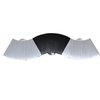 Applique LED Lightess 3W per interni Lampada da parete Up and Down in alluminio Lampada da parete illuminazione da parete argento bianco freddo