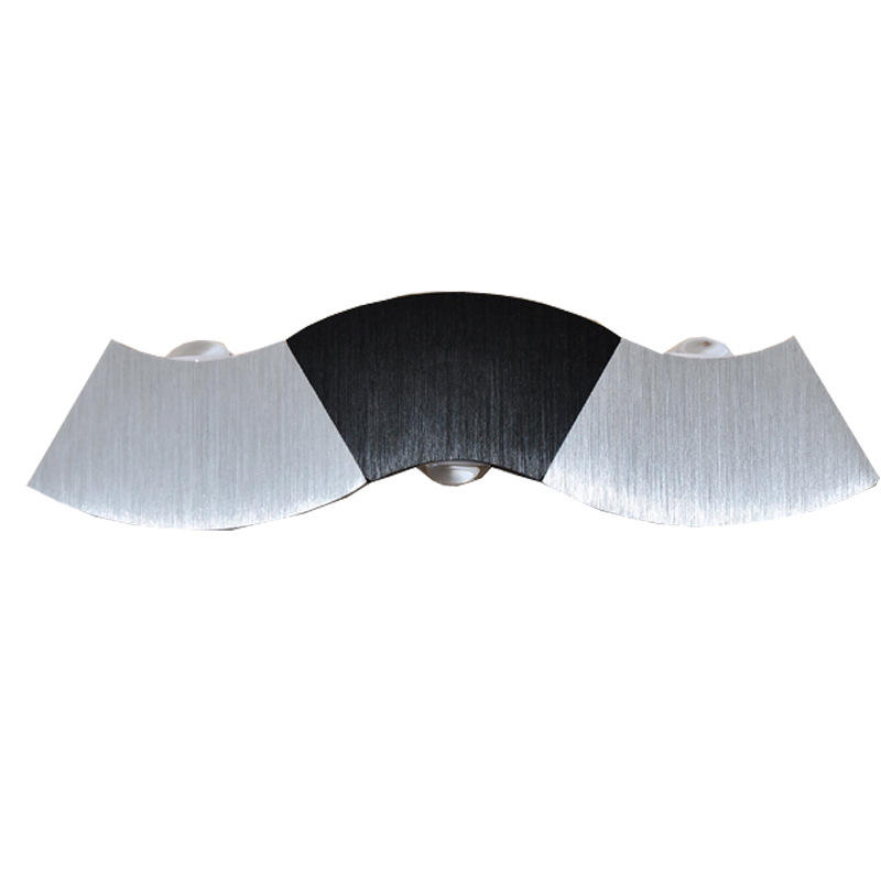 Applique LED Lightess 3W per interni Lampada da parete Up and Down in alluminio Lampada da parete illuminazione da parete argento bianco freddo