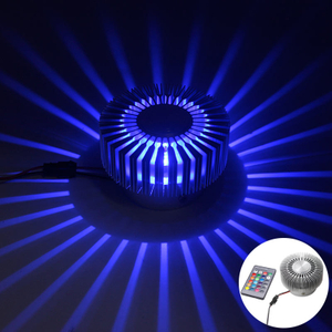 L'alluminio moderno della lampada da parete di 3W LED RGB ha condotto il riparo della parete di illuminazione AC85-265V Lampada del riparo di alta qualità