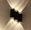 Lampada da parete a LED per esterni su e giù in alluminio Decora la luce del portico della camera da letto dell'applique da parete