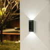 Lampada da parete solare cortile esterno atmosfera impermeabile esterna decorazione murale cuciture infinite su e giù