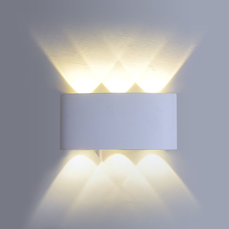 Hagood White 6W Led Applique da parete Migliore illuminazione da giardino per esterni impermeabile