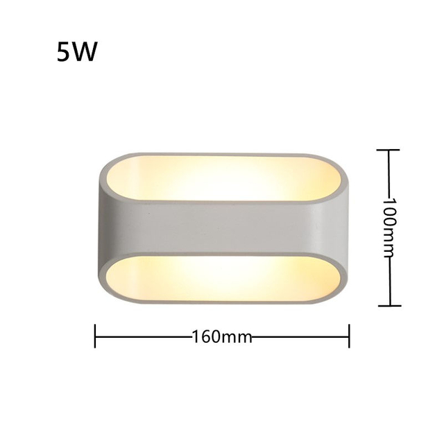 5W Led Luci da parete per interni Su e giù Apparecchio di illuminazione Montato a parete Luci notturne fantasia Sfondo Lampada per bambini Camera da letto dell'hotel Arte