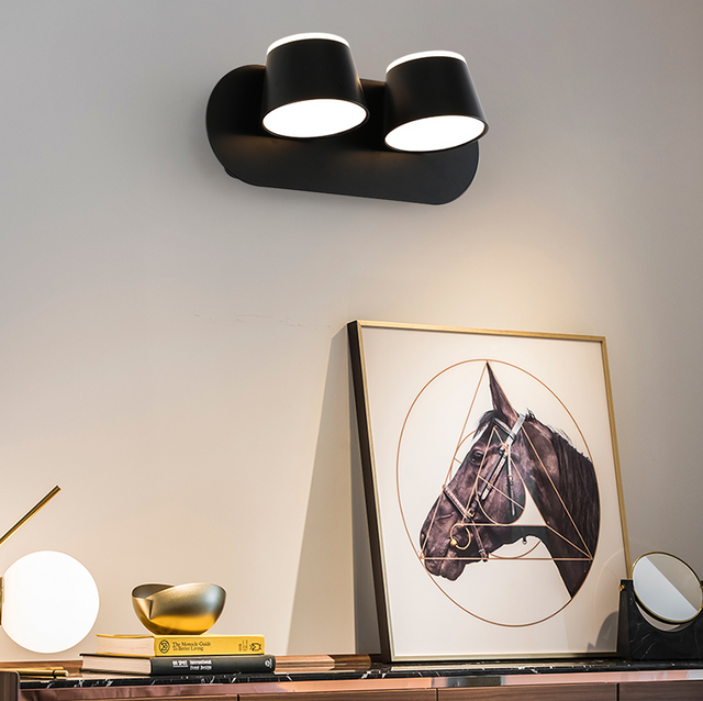 Applique moderna su e giù per camera da letto soggiorno sala da pranzo luci segnapasso a led parete a led con prezzi di fabbrica