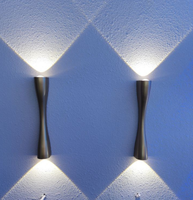 IP65 Impermeabile 10W Lampada da parete a LED per esterni per interni Lampada moderna per portico stradale a LED rotonda regolabile in superficie regolabile in alluminio