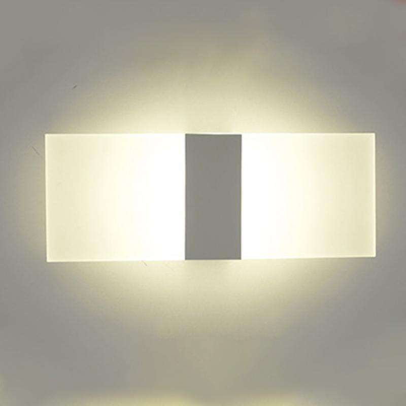 Applique da parete in acrilico Chiavi di pianoforte Applique da parete per soggiorno Bagno Camera da letto Luce Apparecchio 85-265V luce notturna