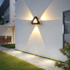 Lampade da parete a LED moderne e minimaliste a forma di triangolo Lampade da parete per esterni in stile nordico Soggiorno 12W AC85-265V Illuminazione fantasia semplice