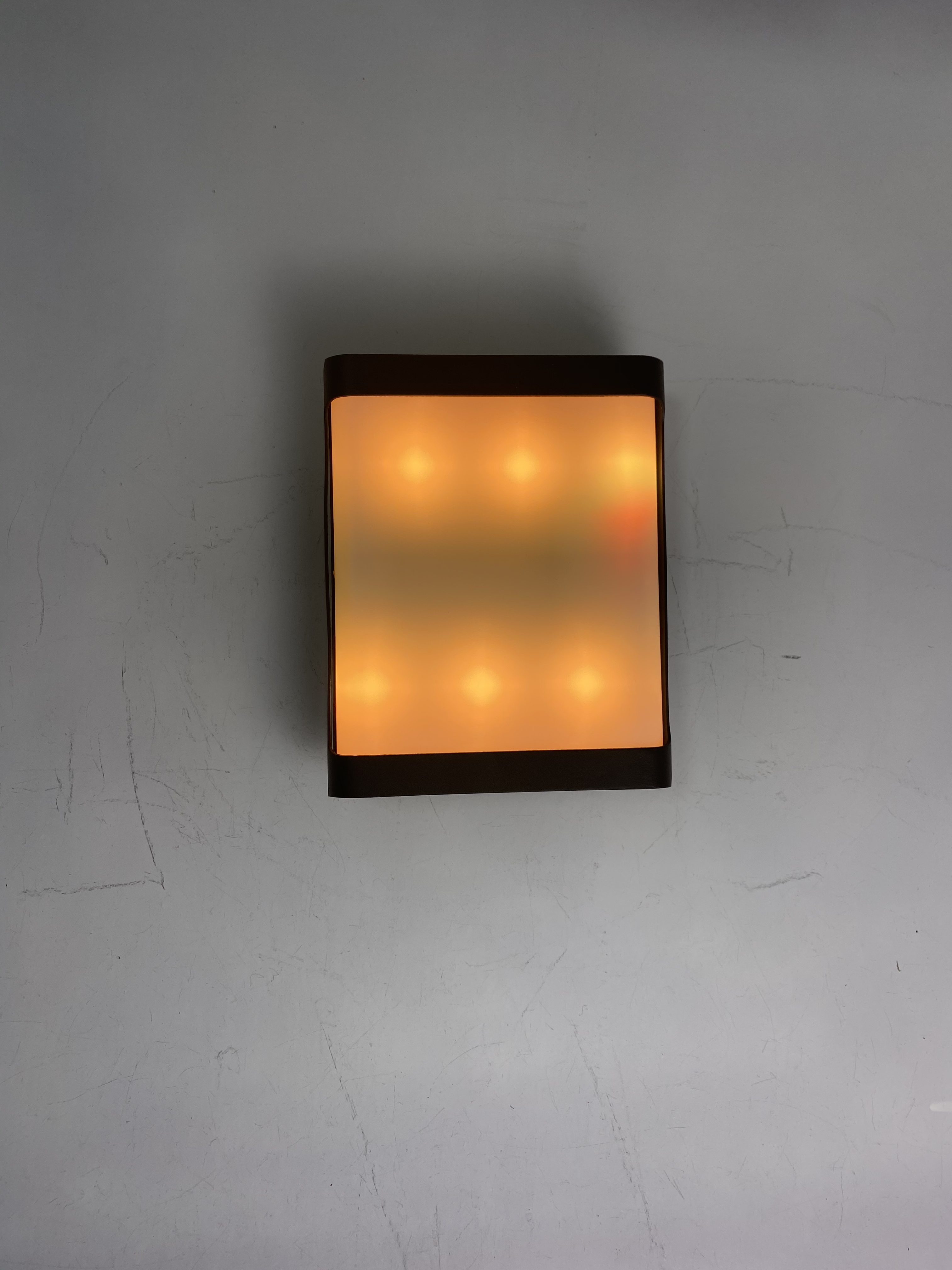 Lampada da parete a forma di Tv 12W Lampada da parete per esterni Lampada da parete a led impermeabile Applique da esterno per esterni Applique da parete per esterni Applique da esterno moderna Lampada da parete a forma di TV 