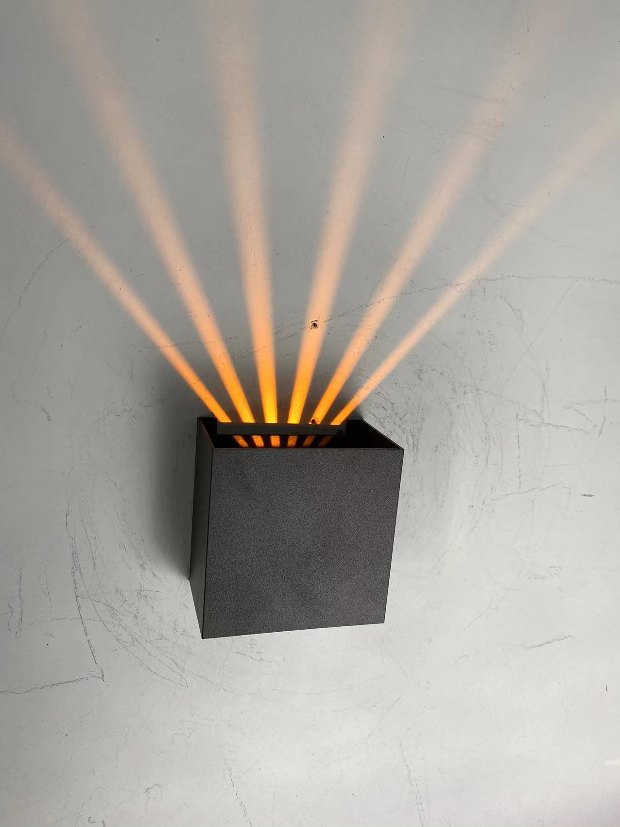 Lampada Da Parete 6W A 6 Fasci Di Luce Led Estetica Applique Da Parete A Led Moderna Lampada Da Parete A Led Per Esterni Applique A Led Da Parete Per Interni