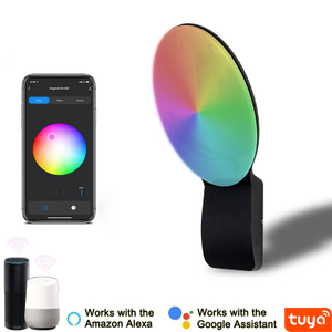 9W lampada da parete intelligente lampade intelligenti controllo app luce led controllo app luce app illuminazione controllata app Tuya app lampada da parete per esterni lampada da parete con telecomando per telefono cellulare